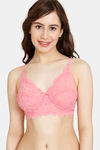 Rosaline Cyber Grove Everyday Double Layered Non Wired 3/4th Coverage Lace Bra - Plumeria — thumbnail 1