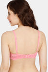 Rosaline Cyber Grove Everyday Double Layered Non Wired 3/4th Coverage Lace Bra - Plumeria — thumbnail 2