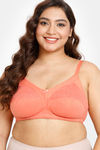 Rosaline Cyber Grove Everyday Double Layered Non Wired Full Coverage Super Support Bra - Emberglow — thumbnail 1