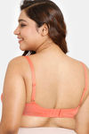 Rosaline Cyber Grove Everyday Double Layered Non Wired Full Coverage Super Support Bra - Emberglow — thumbnail 2