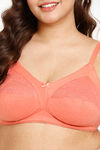 Rosaline Cyber Grove Everyday Double Layered Non Wired Full Coverage Super Support Bra - Emberglow — thumbnail 4