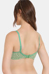 Rosaline Double Layered Non Wired 3/4Th Coverage T-Shirt Bra - Daisy Green — thumbnail 2