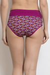 Rosaline Medium Rise Full Coverage Tummy Tucker Hipster Panty (Pack of 2) - Multicolor — thumbnail 4