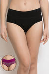 Rosaline Medium Rise Full Coverage Tummy Tucker Hipster Panty (Pack of 2) - Multicolor — thumbnail 9