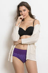 Rosaline Medium Rise Full Coverage Tummy Tucker Hipster Panty (Pack of 2) - Multicolor — thumbnail 5