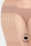 Rosaline Fleur Burst Medium Rise Full Coverage Hipster Panty (Pack of 5) - Roebuck — thumbnail 1