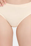 Rosaline Fun Basics Low Rise Full Coverage Hipster Panty - Ecru — thumbnail 4