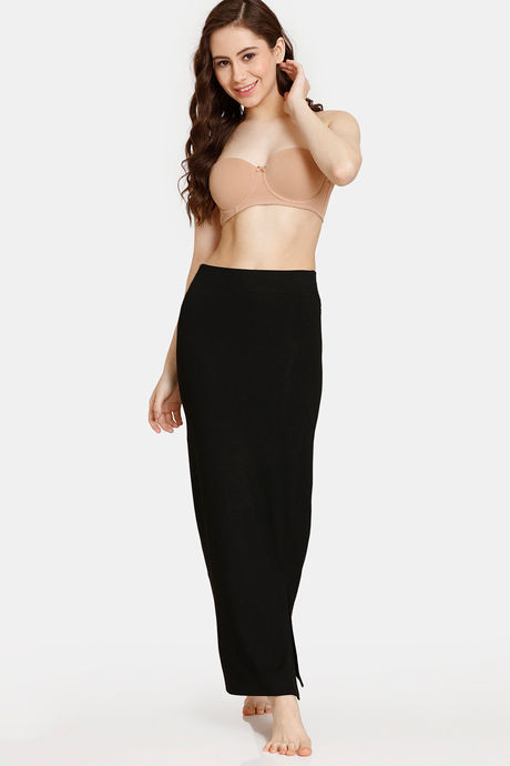 Rosaline All Day Cut And Sew Saree Inskirt - Black — image 4