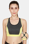 Rosaline Low Impact Sports Bra - Anthra Melange — thumbnail 1