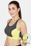 Rosaline Low Impact Sports Bra - Anthra Melange — thumbnail 2