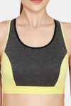 Rosaline Low Impact Sports Bra - Anthra Melange — thumbnail 5
