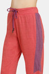 Rosaline Easy Movement Cotton Rich Joggers - Lollipop — thumbnail 5