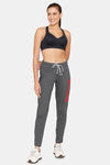 Rosaline Easy Movement Cotton Rich Straight Fit Pants - Anthracite — thumbnail 4