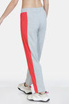 Rosaline Easy Movement Straight Fit Pants - Grey Melange — thumbnail 3