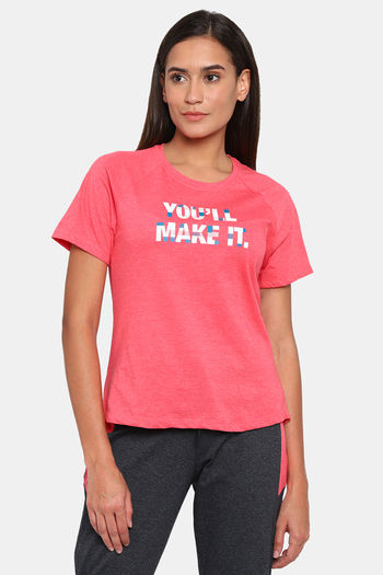 Rosaline Relaxed Fit Cotton T-Shirt - Rose Of Sharon