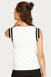 West Vogue Easy Movement T-Shirt- White — thumbnail 3