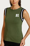 West Vogue Easy Movement T-Shirt - Green — thumbnail 5