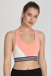 West Vogue Non Padded Sports Bra - Peach — thumbnail 1