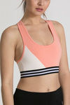West Vogue Non Padded Sports Bra - Peach — thumbnail 5