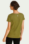 West Vogue Easy Movement Top- Green — thumbnail 3