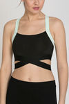 West Vogue Padded Sports Bra - Black — thumbnail 4