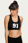 West Vogue Non Padded Sports Bra - Black — thumbnail 2