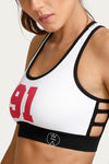 West Vogue Non Padded Sports Bra- Off White — thumbnail 5