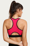 West Vogue Non Padded Sports Bra - Fuschia — thumbnail 6
