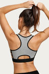 West Vogue Non Padded Sports Bra - Grey — thumbnail 3