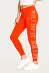Zelocity Legging - Orange — thumbnail 2