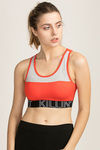West Vogue Padded Sports Bra With Removable Padding  - Orange — thumbnail 1