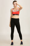 West Vogue Padded Sports Bra With Removable Padding  - Orange — thumbnail 4