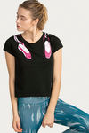 West Vogue Easy Movement T-Shirt  - Black — thumbnail 4