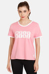 Rosaline Easy Movement Relaxed Top - Peony — thumbnail 1