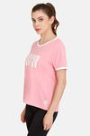 Rosaline Easy Movement Relaxed Top - Peony — thumbnail 2