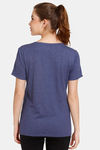 Rosaline Easy Movement Relaxed Top - Ocean Cavern — thumbnail 3