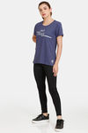 Rosaline Easy Movement Relaxed Top - Ocean Cavern — thumbnail 4