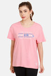Rosaline Easy Movement Relaxed Top - Peony — thumbnail 1