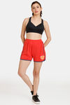 Rosaline Easy Movement Shorts - Flame Scarlet — thumbnail 4