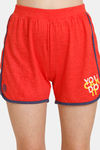 Rosaline Easy Movement Shorts - Flame Scarlet — thumbnail 5