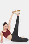 Rosaline Easy Movement Sports Bra With Removable Padding - Merlot — thumbnail 4