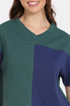 Rosaline Crop Length Loungewear Top - Bayberry — thumbnail 5