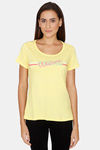 Rosaline U&I Knit Cotton Top - Goldfinch — thumbnail 1