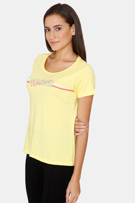 Rosaline U&I Knit Cotton Top - Goldfinch — image 2