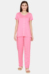 Rosaline Spatial Speckle Knit Cotton Pyjama Set - Confetti — thumbnail 4