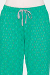 Rosaline Spatial Speckle Knit Cotton Poly Pyjama - Arcadia — thumbnail 5