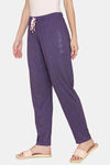 Rosaline Spatial Speckle Knit Cotton Pyajama - Blue Ribbon — thumbnail 2