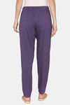 Rosaline Spatial Speckle Knit Cotton Pyajama - Blue Ribbon — thumbnail 3
