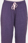 Rosaline Spatial Speckle Knit Cotton Pyajama - Blue Ribbon — thumbnail 5