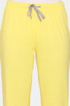 Rosaline Spatial Speckle Knit Cotton Pyjama - Goldfinch — thumbnail 5